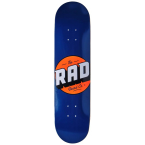 Patineta con logotipo sólido RAD (8"|Azul marino)