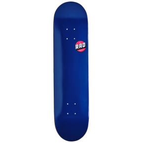 Tabla de skate con logotipo en blanco de RAD (8.25"|Azul marino)