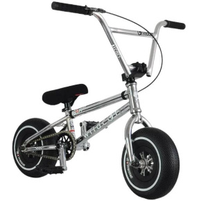Wildcat 3C Mini BMX Bike (Joker Silver|sin frenos)