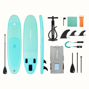 Retrospec Weekender SL 10 'Paddleboard inflable (rayas de espuma de mar)