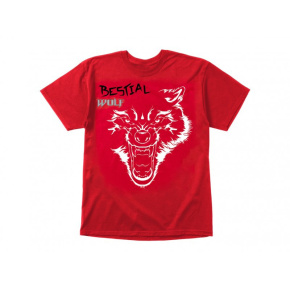 Camiseta Bestial Wolf rojo