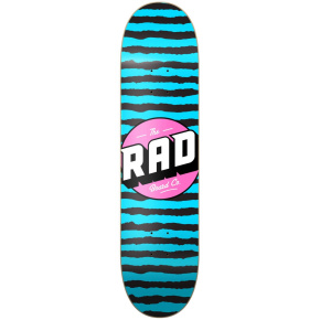Tabla de skate con logotipo RAD Stripes (8.25"|Azul)