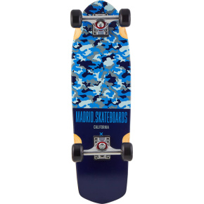 Longboard Madrid Camo Cruiser 8.25 "azul Longboard Madrid Camo Cruiser 8.25 "azul