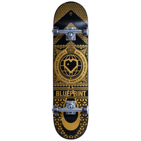Blueprint Home Heart Skateboard Completo (8"|V2 Negro)