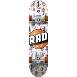 Monopatín completo progresivo con logotipo RAD (7.75"|Fondo de pantalla)