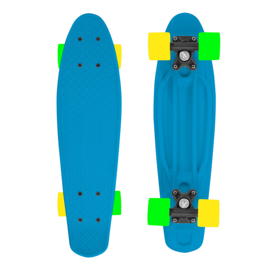 Patineta FIZZ BOARD Azul, Naranja PU, azul