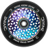 Rueda Divine negro-neocromo Honeycore light 110mm / ABEC11,núcleo de aleación