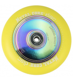 Llanta Metal Core Disc 100 mm amarillo