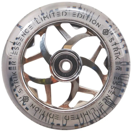 Rueda Striker Essence V3 Transparente 110mm Cromado