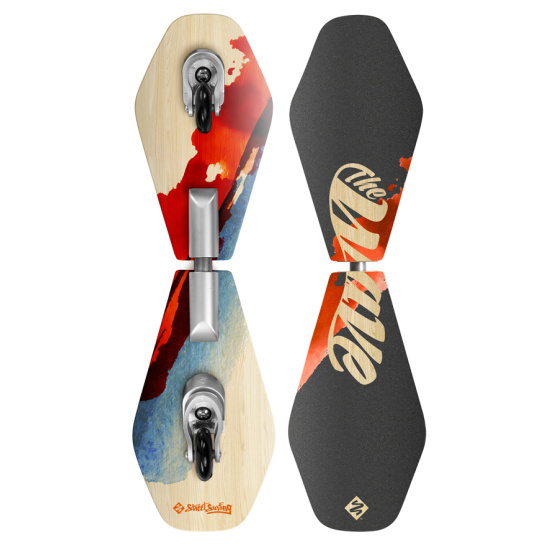 Waveboard Street Surfing WAVE RIDER Abstracto, madera