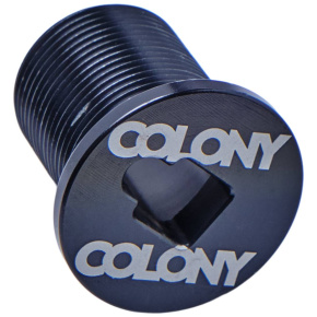 Tornillo de tapa superior de horquilla Colony BMX (negro|M25)