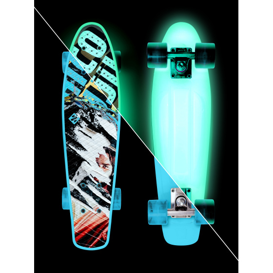 Póster Skateboard Street Surfing BEACH BOARD Glow Rough
