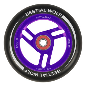 Rueda Bestial Wolf Race 100 mm negro violeta