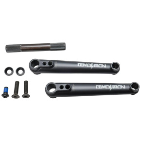 Demolition Revolt 48 Spindle BMX Bielas (175mm|Flat Black) Demolition Revolt 48 Spindle BMX Bielas (175mm|Flat Black)