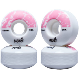 Ruedas de skate Verb Dip, paquete de 4 (52 mm|Marbel Pink)