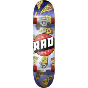 Monopatín completo progresivo con logotipo de RAD (8"|Galaxy Pizza)