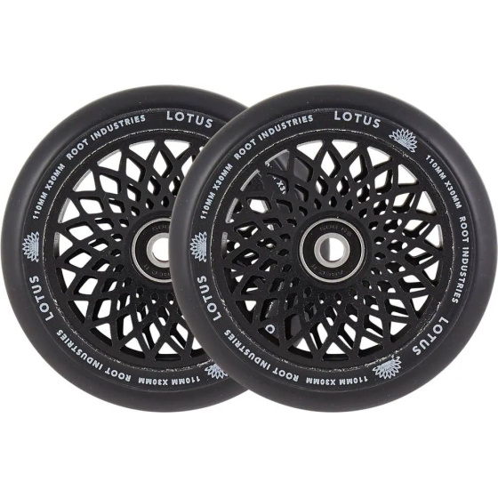 Ruedas Root Industries Lotus 110x30mm negro 2pcs