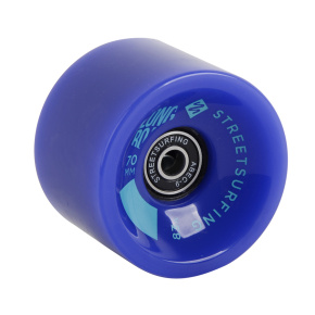 Rueda de longboard 1pc - azul, ABEC 9, 70 mm