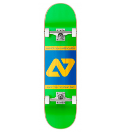 Skateboard Hydroponic Block 8" Verde Fluor-Azul Royal