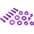 Juego de tuercas y tornillos para sal (morado)