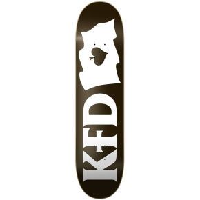 Tabla de skate KFD Logo Flagship (8.5"|Negro)