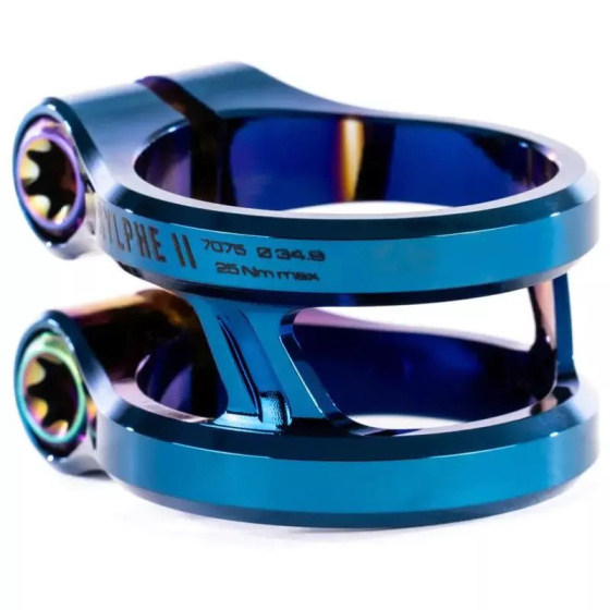 Abrazadera Ethic Sylphe V2 34.9 mm Cromo Azul