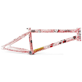 Fiction Creature Freestyle BMX Cuadro (2075"|Blanco psicópata con salpicadura roja) Fiction Creature Freestyle BMX Cuadro (2075"|Blanco psicópata con salpicadura roja)