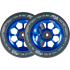 Ruedas Pentágono Norte 120mm azul 2pcs