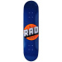 Tabla de skate con logotipo sólido RAD (8.25"|Azul marino)