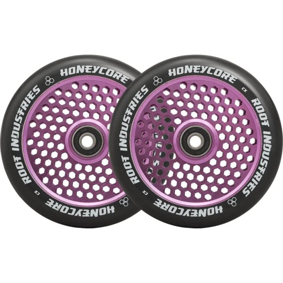 Ruedas Root Industries Honeycore negro 120mm 2pcs violeta