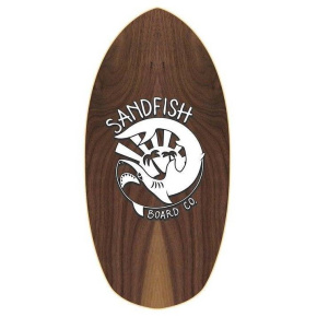 Sandfish Walnut Woody Grom Cruiser Skimboard (45"|Nogal)