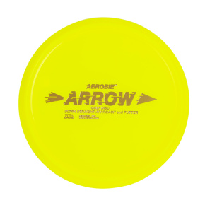 Platillo volante Aerobie FLECHA amarillo, disco golf