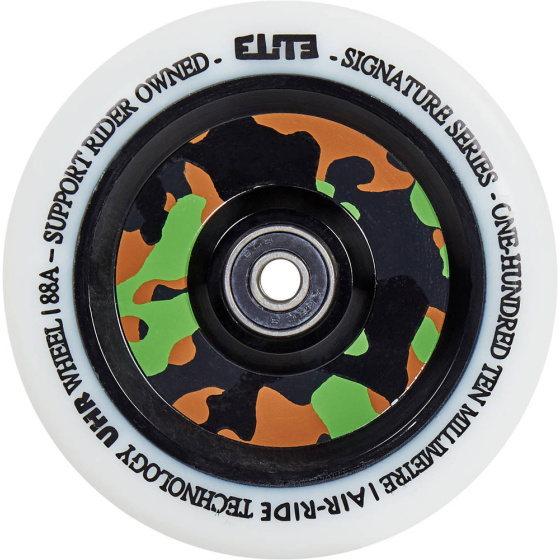 Rueda Elite Air Ride Camo 125mm blanco