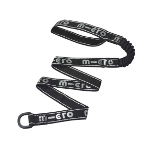 Tahací popruh Micro Elastic reflexní černý Tahací popruh Micro Elastic reflexní černý