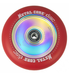 Disco núcleo metálico 110 mm rojo echador