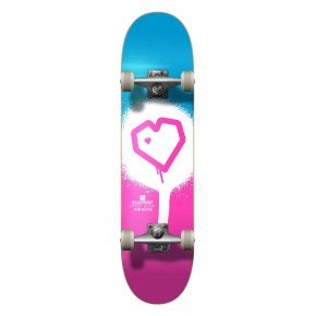 Blueprint Spray Heart V2 Skateboard Completo (7.25"|Rosa/Blanco/Azul) Blueprint Spray Heart V2 Skateboard Completo (7.25"|Rosa/Blanco/Azul)