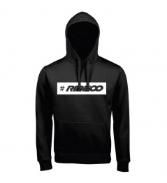 Rideoo Logo Hashtag Hoodie S Black