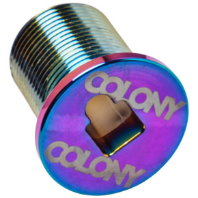 Tornillo de tapa superior de horquilla Colony BMX (anodizado arcoíris|M25)