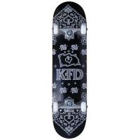 KFD Bandana Skateboard Completo (7.75"|Negro)