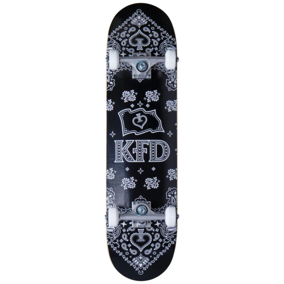 KFD Bandana Skateboard Completo (7.75"|Negro)