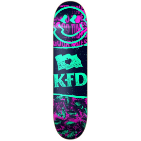 Tabla de skate DIY con logotipo KFD (8.25"|Morado)