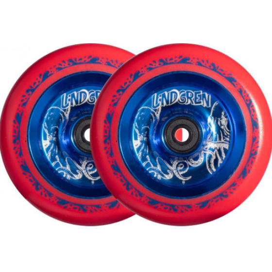 Ruedas North Leon Lindgren 110mm Rojo 2pcs