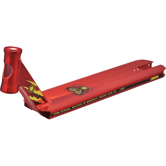 Tabla Lucky Jon Marco Gaydos V3 495mm roja + griptape free