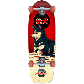 Longboard Madrid Shiba Inu Cruiser 29.25 "rojo Longboard Madrid Shiba Inu Cruiser 29.25 "rojo