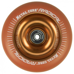 Núcleo metálico Radical fluorescente 110 mm naranja rueda