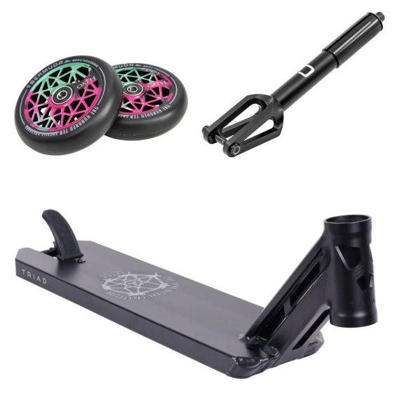 Set deska Triad Psychic V2 4.7" 495mm Voodoo + kolečka Oath 110 mm + vidlice Divine IHC