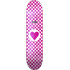 Patineta con logotipo redondo Heart Supply (7.75"|Cheques)