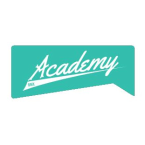 Pegatina promocional de la Academia (Box Logo Teal)