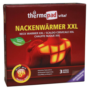 Calentador de cuello Thermopad XXL, paquete de 3