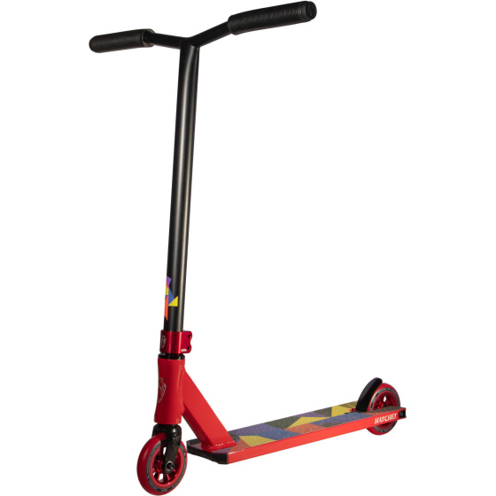 Patinete freestyle North Hatchet 2021 Rojo y Negro Mate